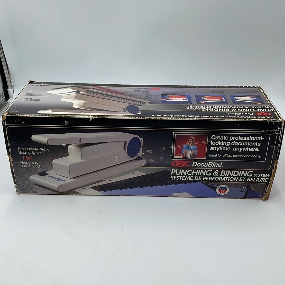 Heavy Duty 3-Hole Punch Binding System